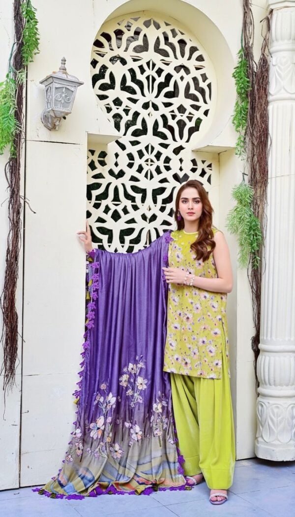 Micro-Printed Velvet 3-Piece Suit