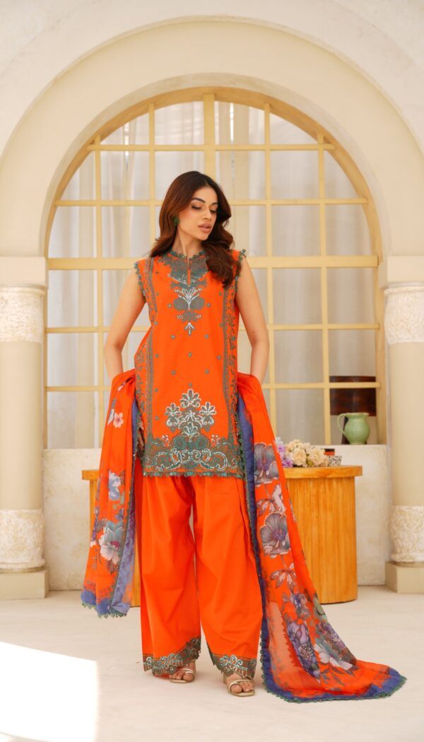 3 Piece Embroidered Lawn Suit Ready to Wear